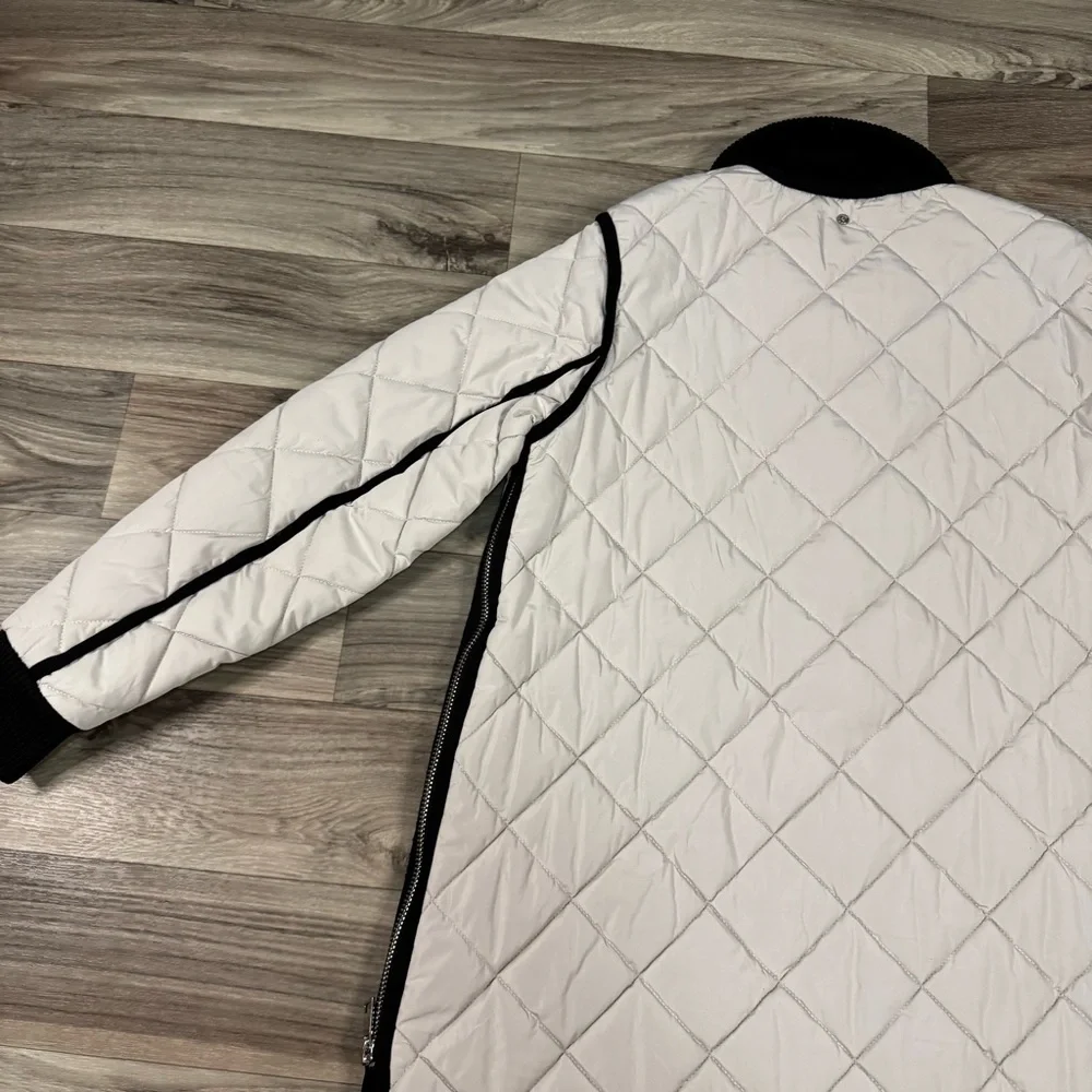 Sosken Gemma Quilted Jacket in Cement Size 3 Large - Picture 15 of 16